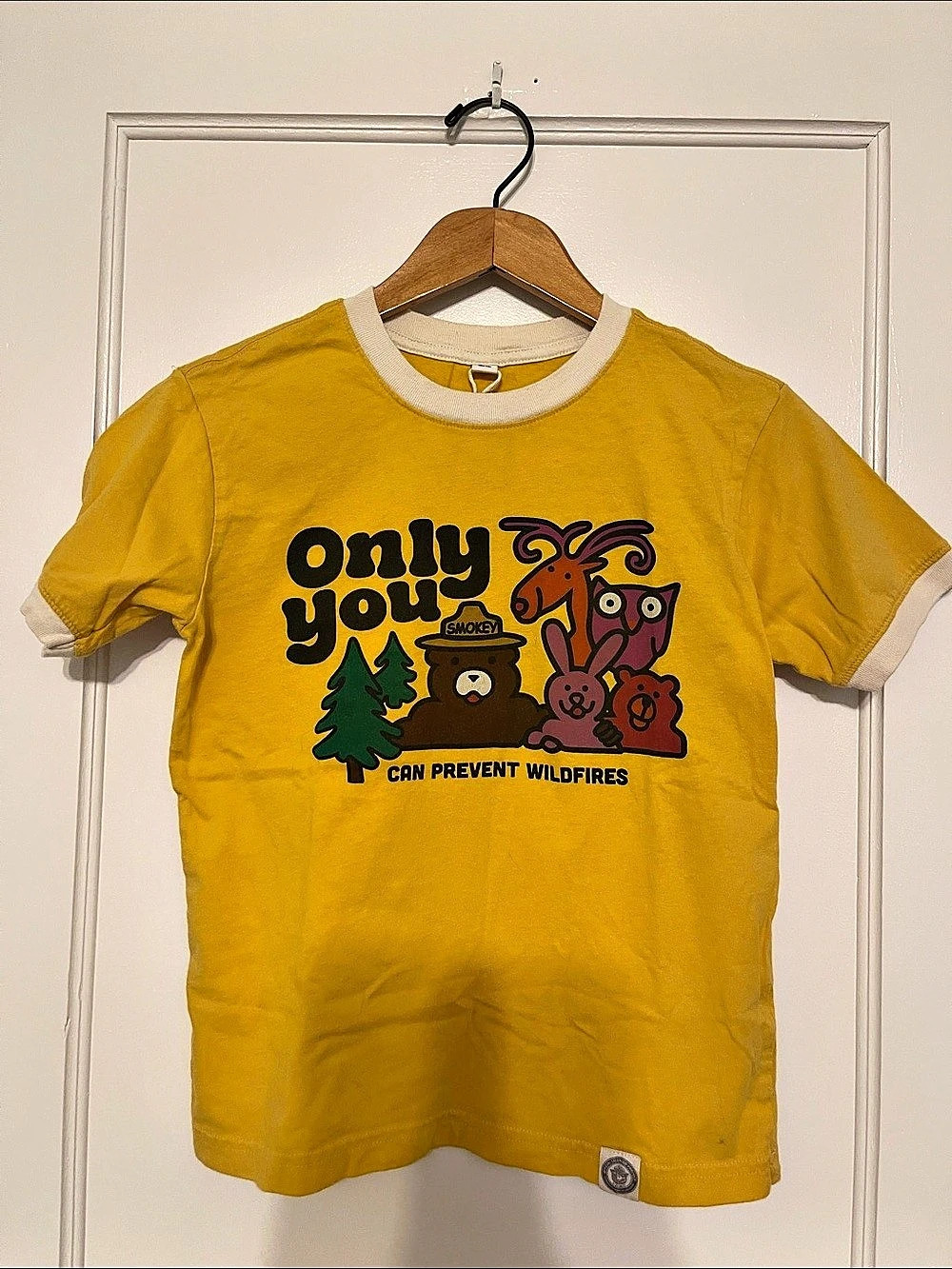 The Landmark Project Graphic Short Sleeve Tee in Yellow (Youth Medium)